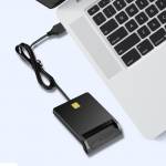 Rocketek RT-SCR1 High-Performance USB 2.0 Smart Card Reader SIM Cloner Connector for Computer