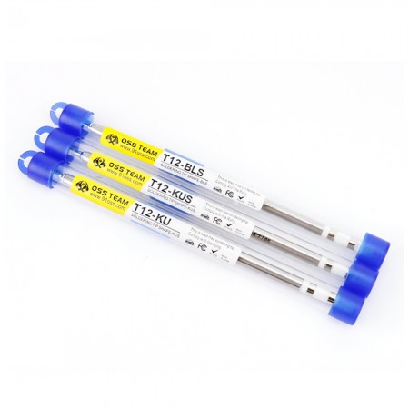 OSS Team T12 Series Soldering Iron Tip for HAKKO T12 / Quick T12 / OSS TEAM T12-X / T12-D / ST91 / ST92