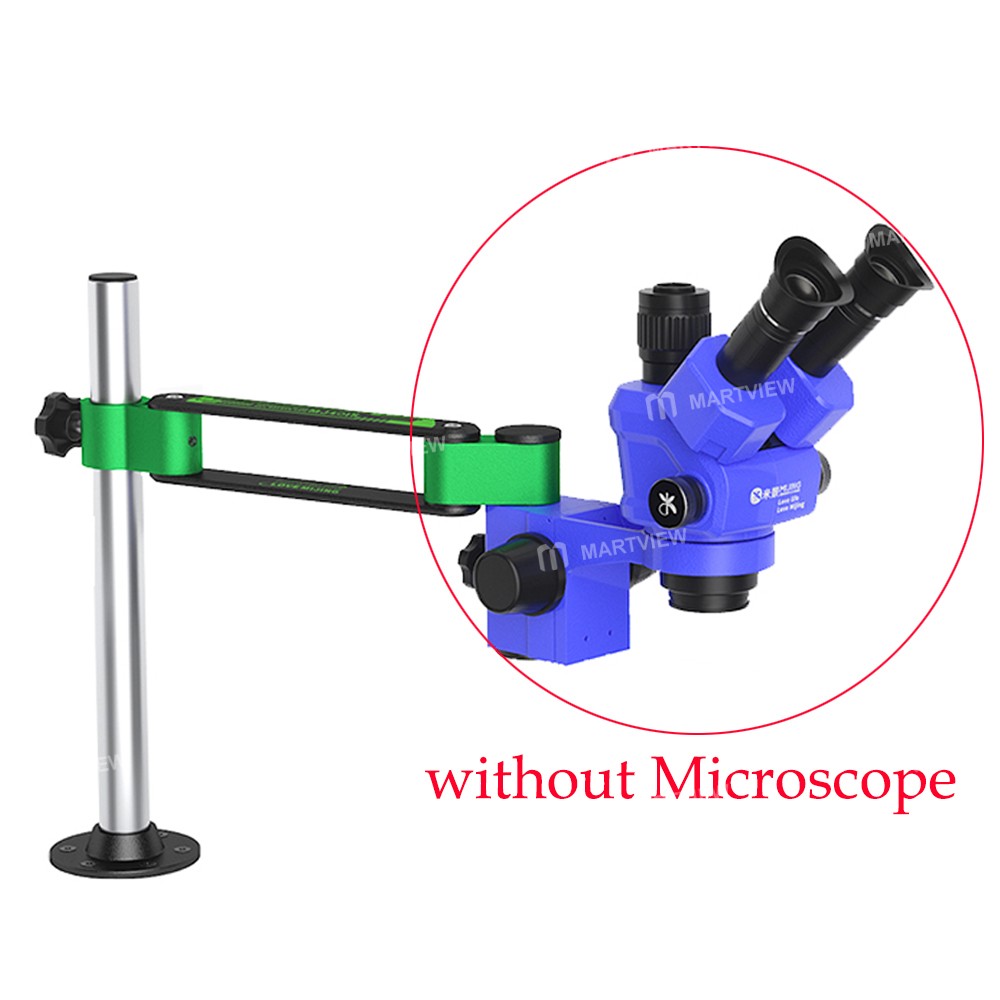 mijing mj4015-360-universal-rotation-telescopic-folding-microscope-metal-bracket-arm-2