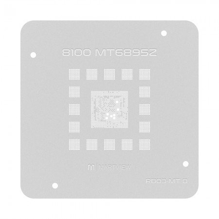 Martview RB03-MT8 CPU BGA Reballing Stencil for MTK Dimensity 8100 MT6895Z