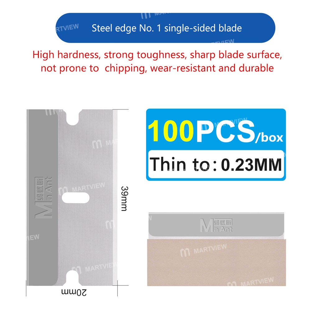 maant steel-edge-no1-high-toughness-alloy-steel-degumming-single-sided-blades-6
