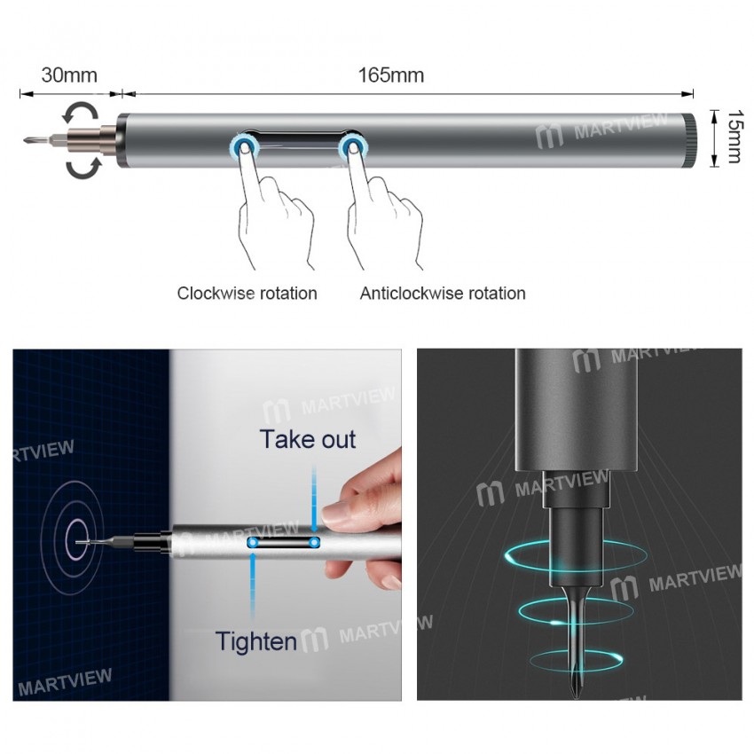bst 9911b-portable-mini-wireless-magnetic-electric-screwdriver-set-for-laptop-mobile-phone-repair-6