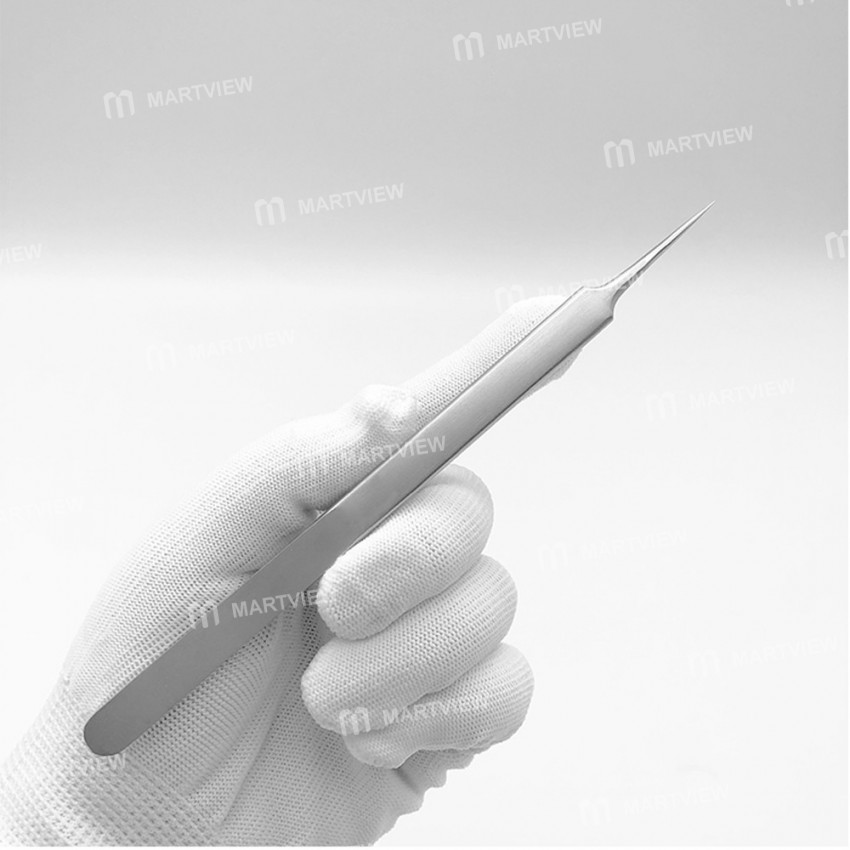Multipurpose Anti-Static Precision Stainless Steel Straight Tweezer for Computer Phone PCB Repair DI