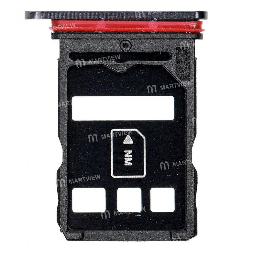 Replacement sim card tray for Huawei p40 black