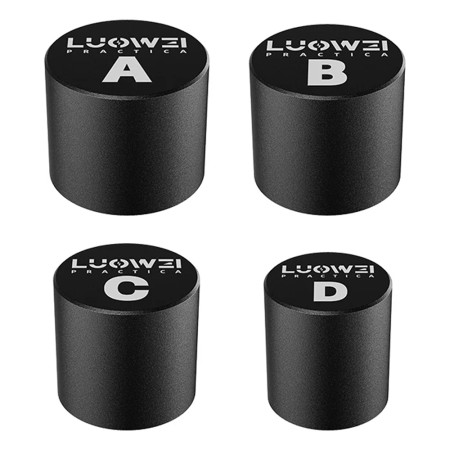 Luowei LW-395 4-in-1 Aluminum Alloy Replacement Blue Light Protective Cover Set for iPhone / Android