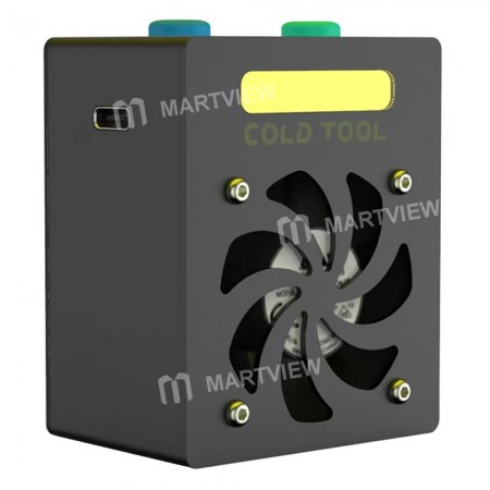 Mini Smoke Exhaust Fan with LED Lighting for Mobile Phone Soldering Maintenance