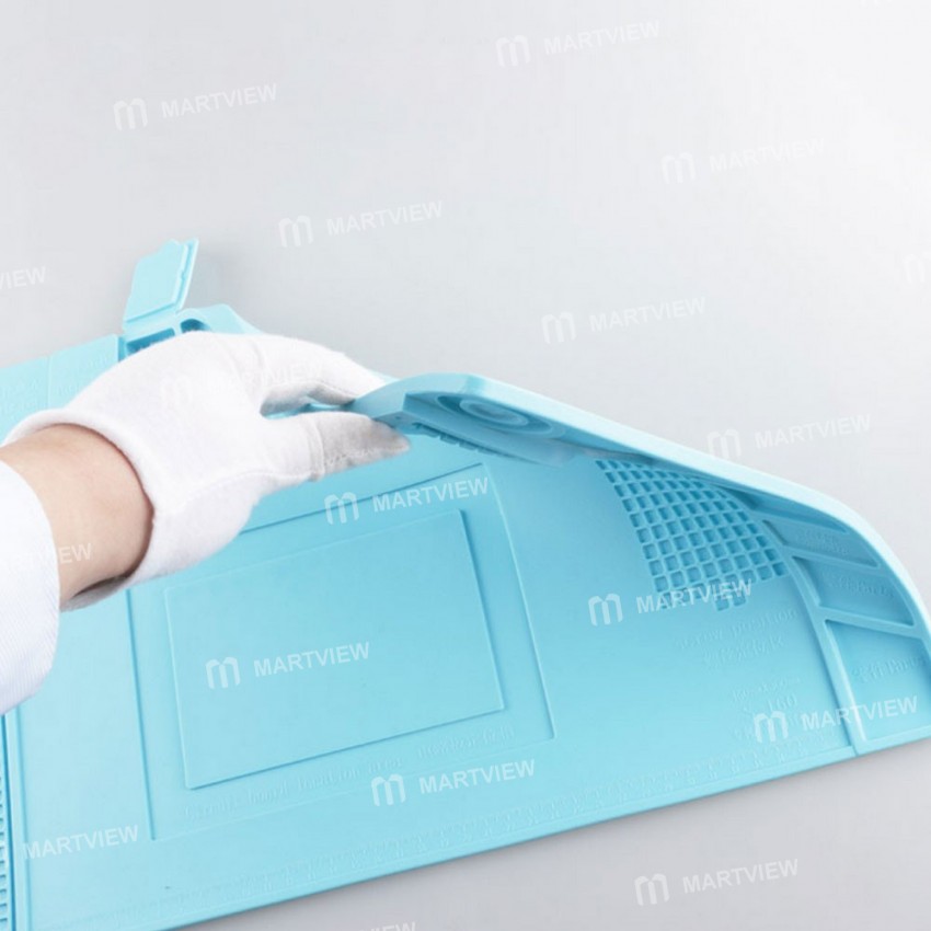 MJ S-160 Heat Insulation Silicone Pad with Screws Box Maintenance Platform Multifunction Electrical