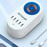 wlx 810c-140w-gan-6-in-1-pd-high-power-intelligent-desktop-charger-with-wireless-charging-9