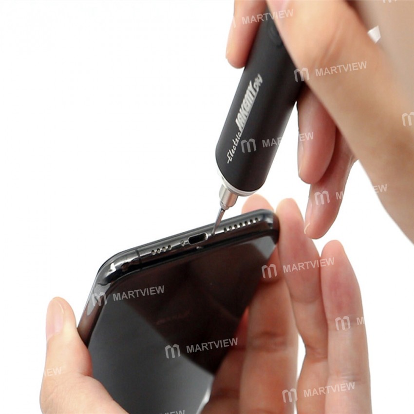 JAKEMY JM-Y04 25-in-1 Rechargeable Electric Screwdriver Set with Bits and Magnetic Measuring Mat