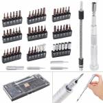 JAKYMY JM-8166 61 in 1 S2 Screwdriver Kits Repair Adjustable Aluminum Alloy Hand Tools Kit for Mobil