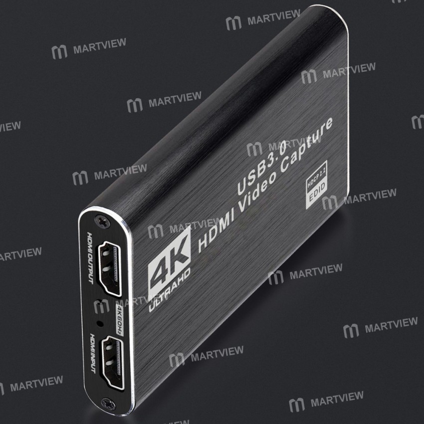 4K HDMI USB HD Video 3.0 Video Capture Card Compatible 1080P 60fps for OBS Capturing/Gaming Live