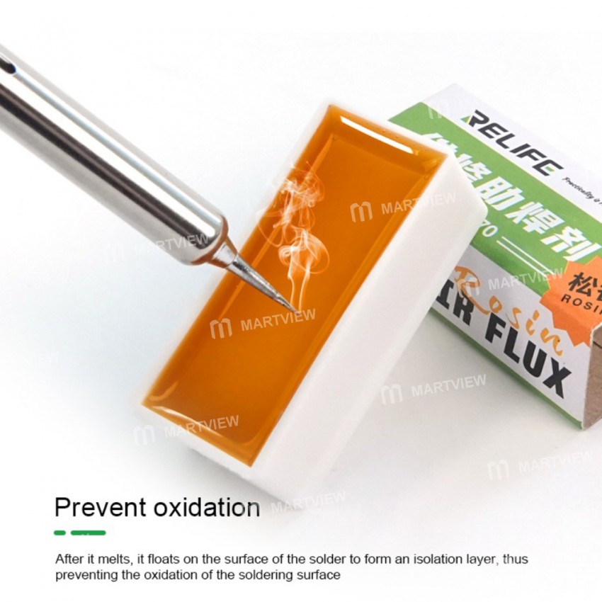 Relife RL-070 Carton Rosin Soldering Iron Soft Solder Welding Fluxes for Rework Soldering Iron