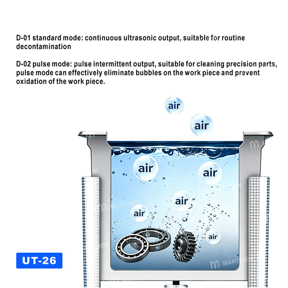 mijing ut-26-08l-dual-mode-ultrasonic-cleaning-master-for-motherboard-accessories-glasses-4