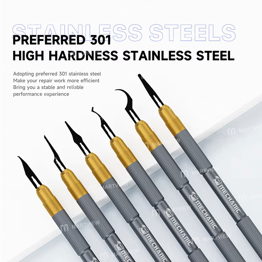 mechanic assassin-6-6-in-1-professional-degumming-rework-blade-set-for-motherboard-ic-cpu-repair-4