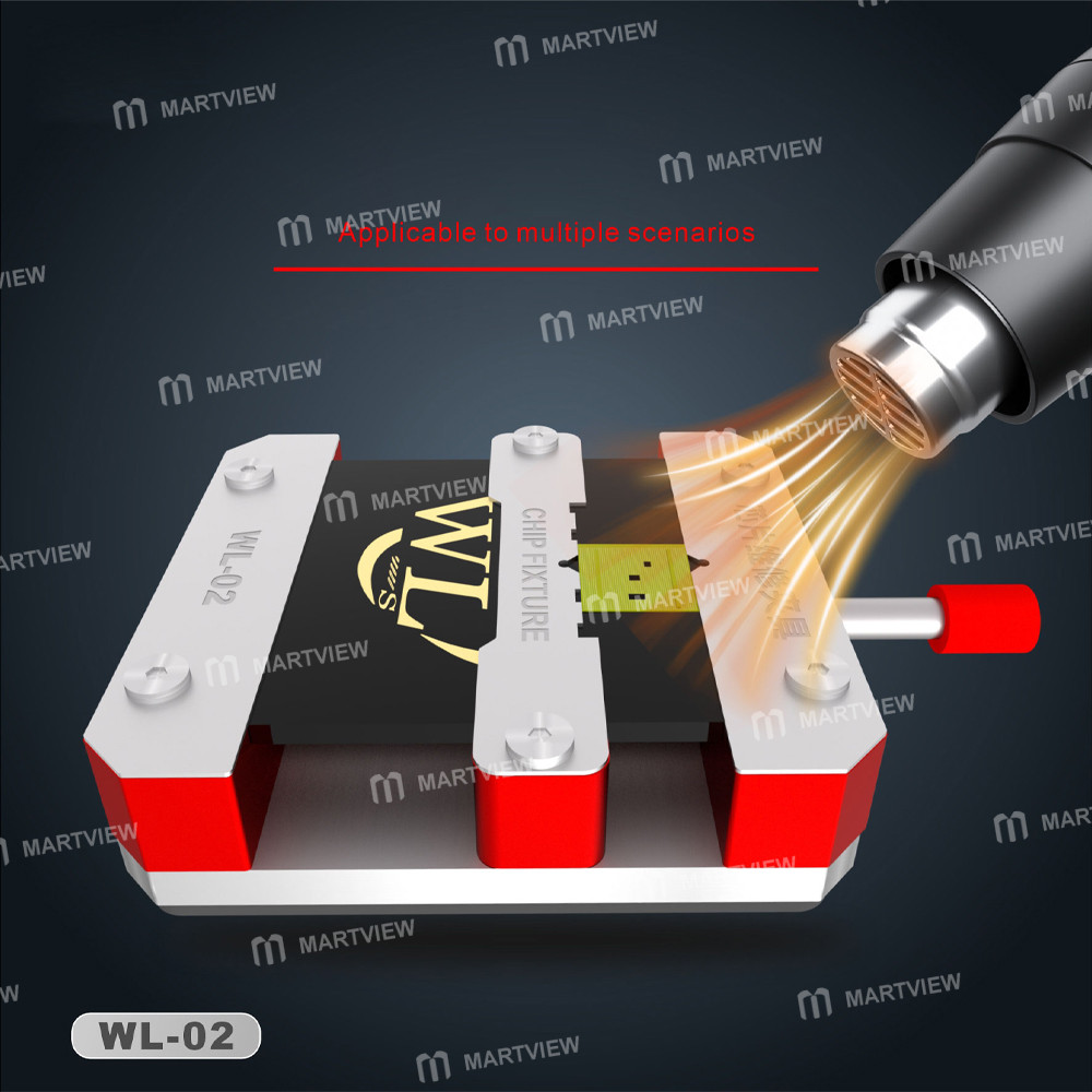 wl wl-02-press-to-lock-dual-spring-quick-lock-chip-fixture-for-ic-glue-removal-soldering-repair-5