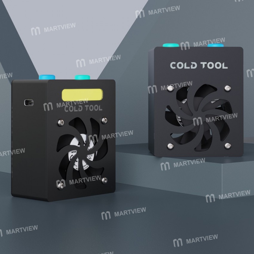 Mini Smoke Exhaust Fan with LED Lighting for Mobile Phone Soldering Maintenance