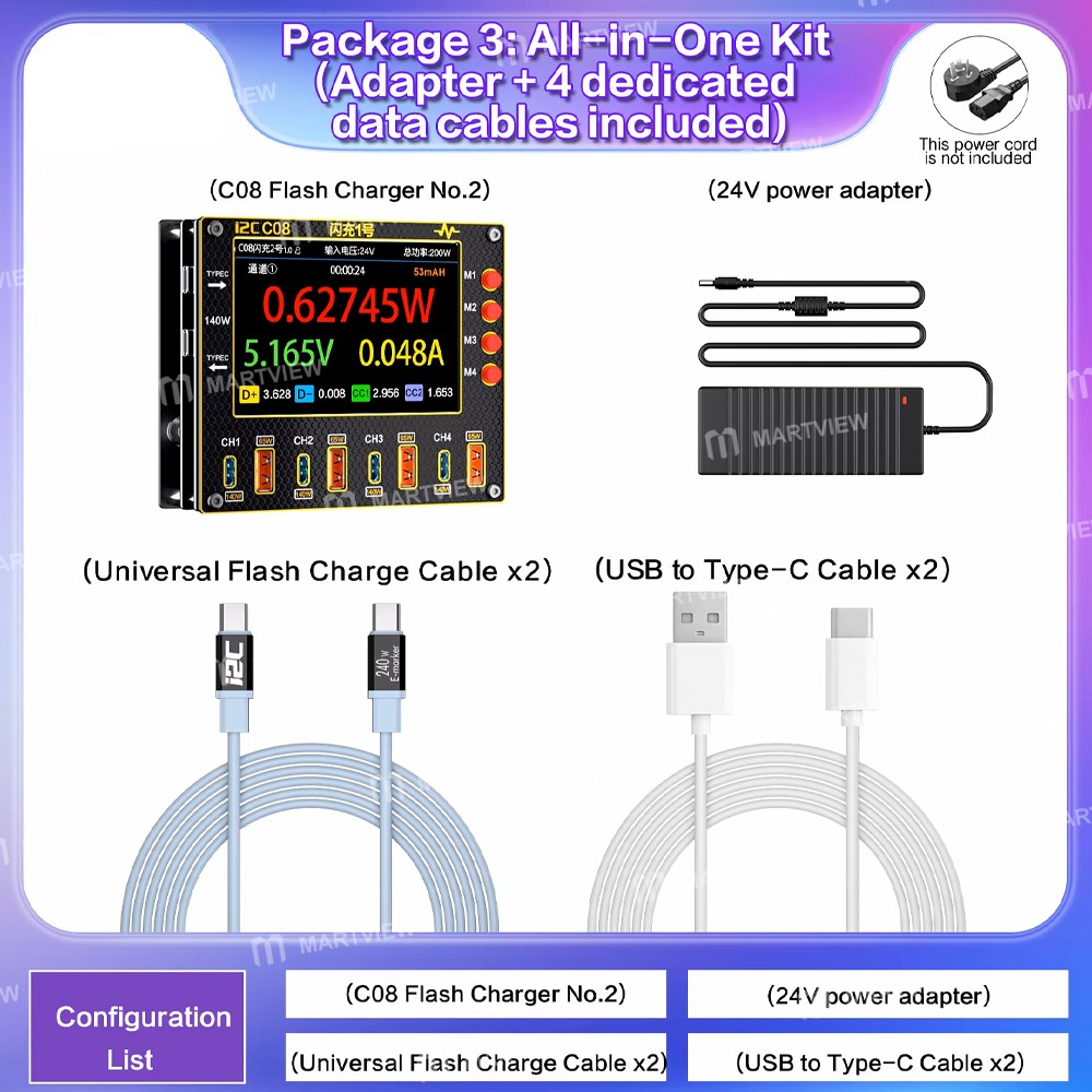 i2c c08-flash-charger-no1-digital-waveform-ammeter-with-charge-detection-voltage-measurement-9