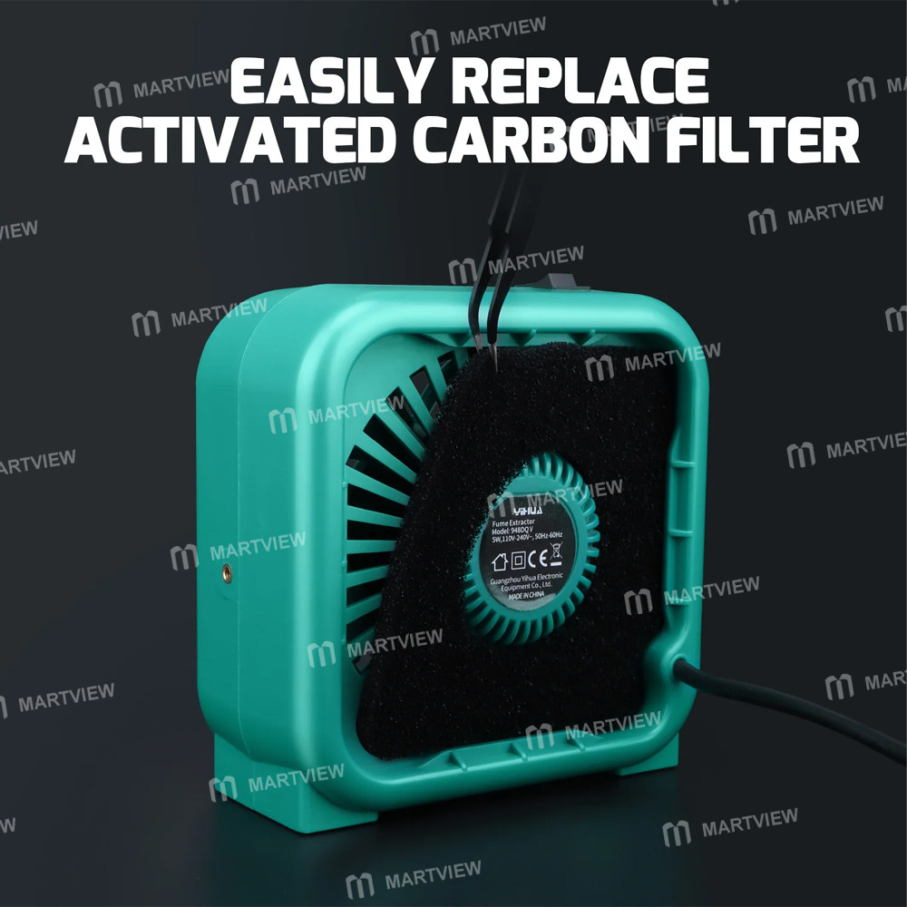 yihua 948dq-v-portable-strong-suction-soldering-fume-extractor-with-2pcs-helping-alligator-clip-13