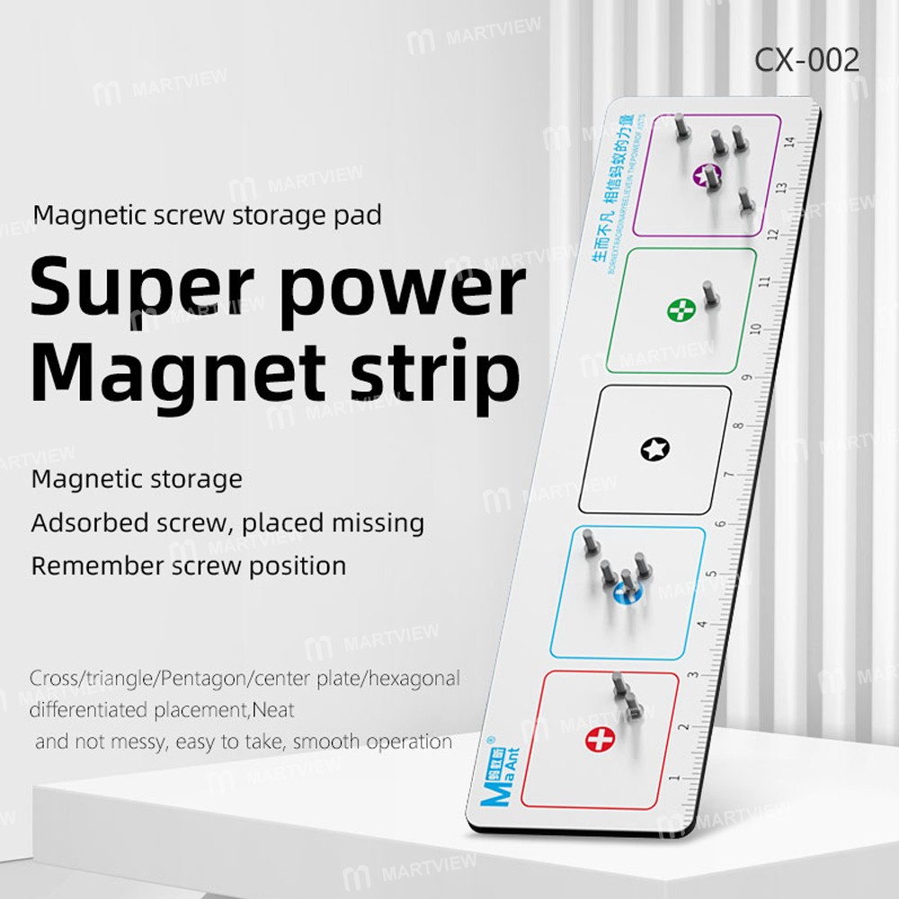 maant cx-002-portable-dual-use-magnetic-screws-storage-mat-with-measuring-ruler-3