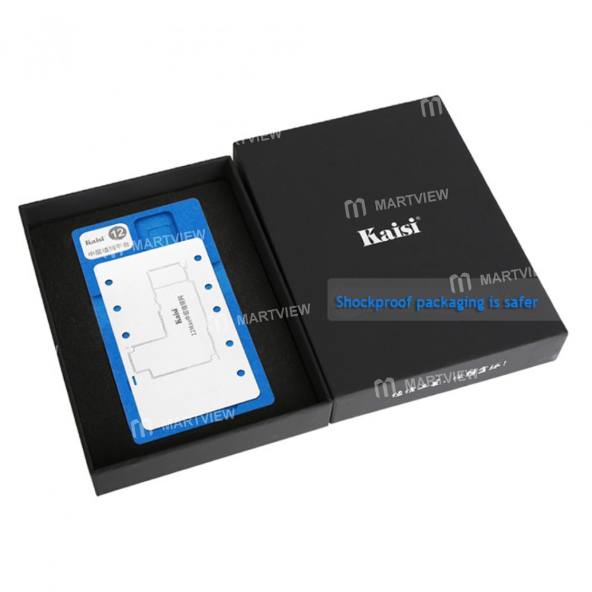 Kaisi BGA Reballing Stencil Motherboard Mid-Layer Planting Tin Template Platform with Net for iPhone