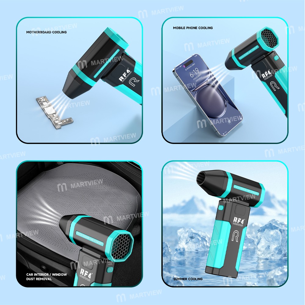 rf4 rf-p6-portable-rechargeable-mini-violent-dust-fan-with-outdoor-night-light-12