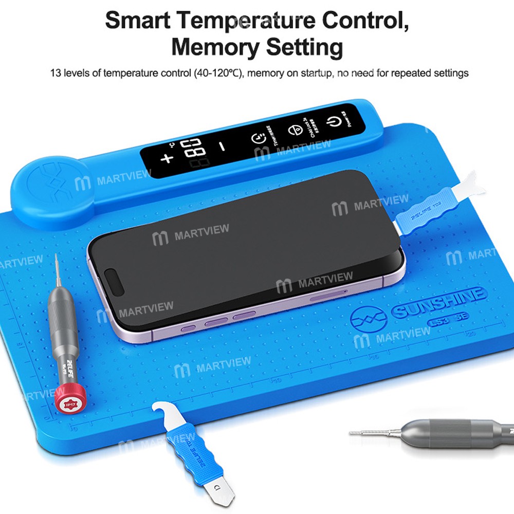 sunshine ls3-se-11-inch-lcd-screen-intelligent-temperature-control-heating-stage-separator-pad-8