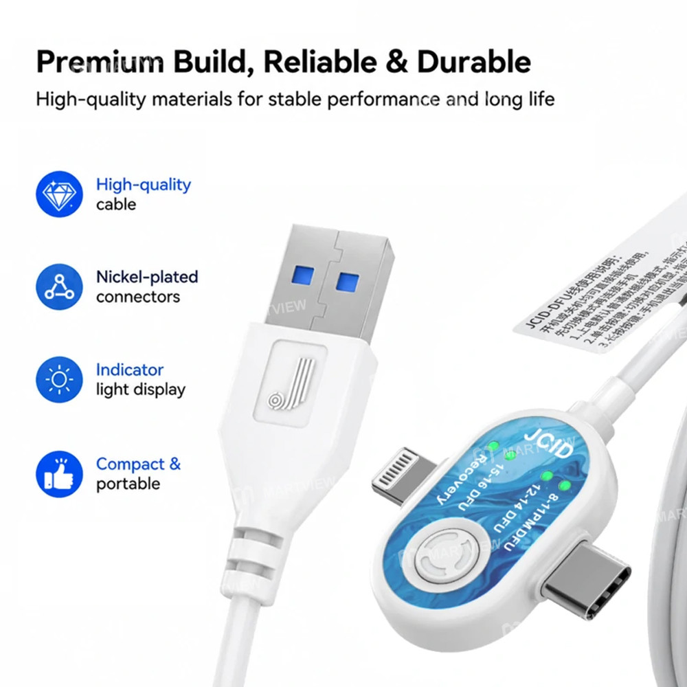 jcid no-dismantling-automatic-dfu-cable-for-iphone-apple-device-system-recovery-workflow-5