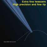 Mechanic Titanium Alloy Precise Anti Magnetic Tweezers Suitable for Circuit Flying Line Microphone M