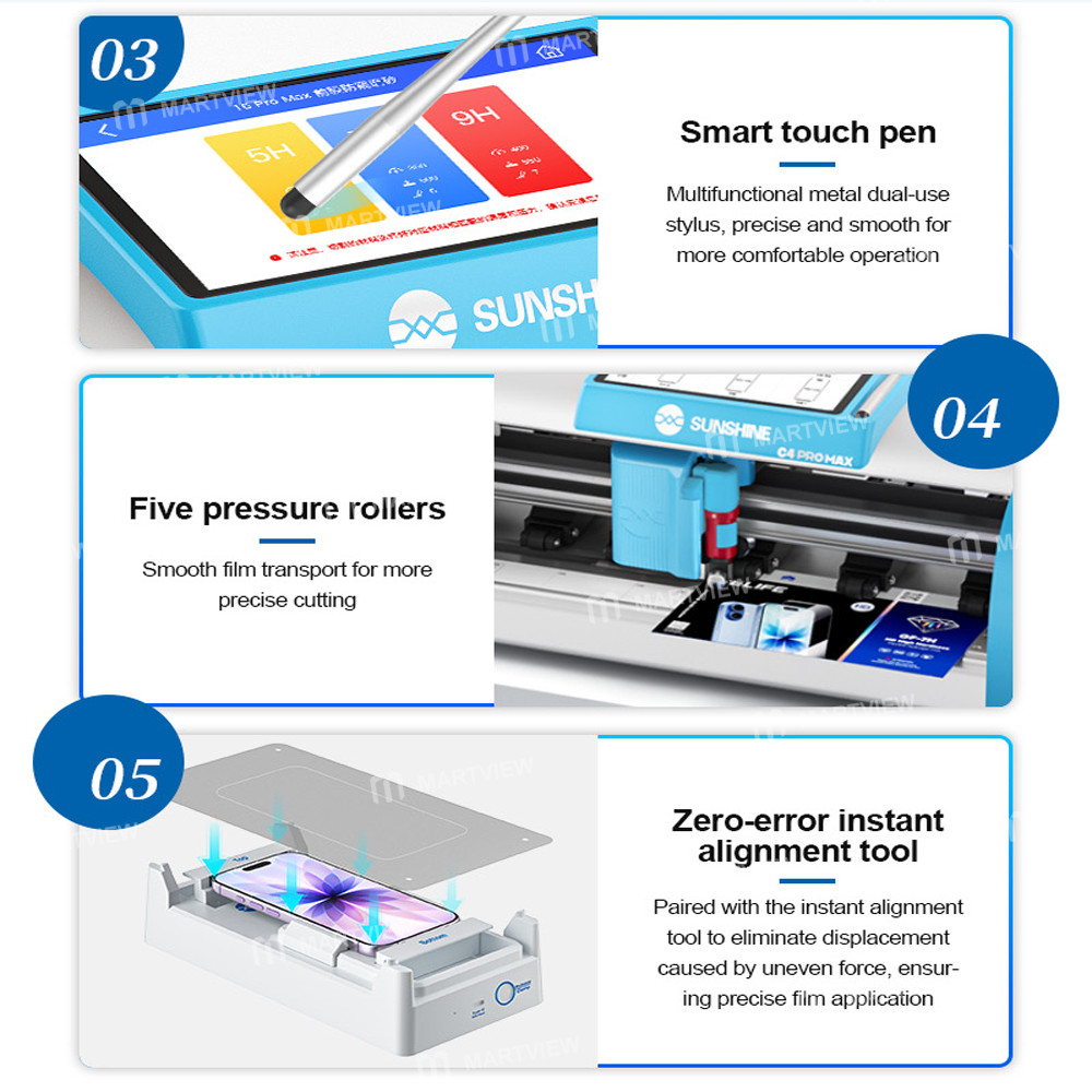 sunshine c4-pro-max-16-inch-intelligent-high-hardness-film-cutting-machine-for-7h-9h-ultra-hard-film