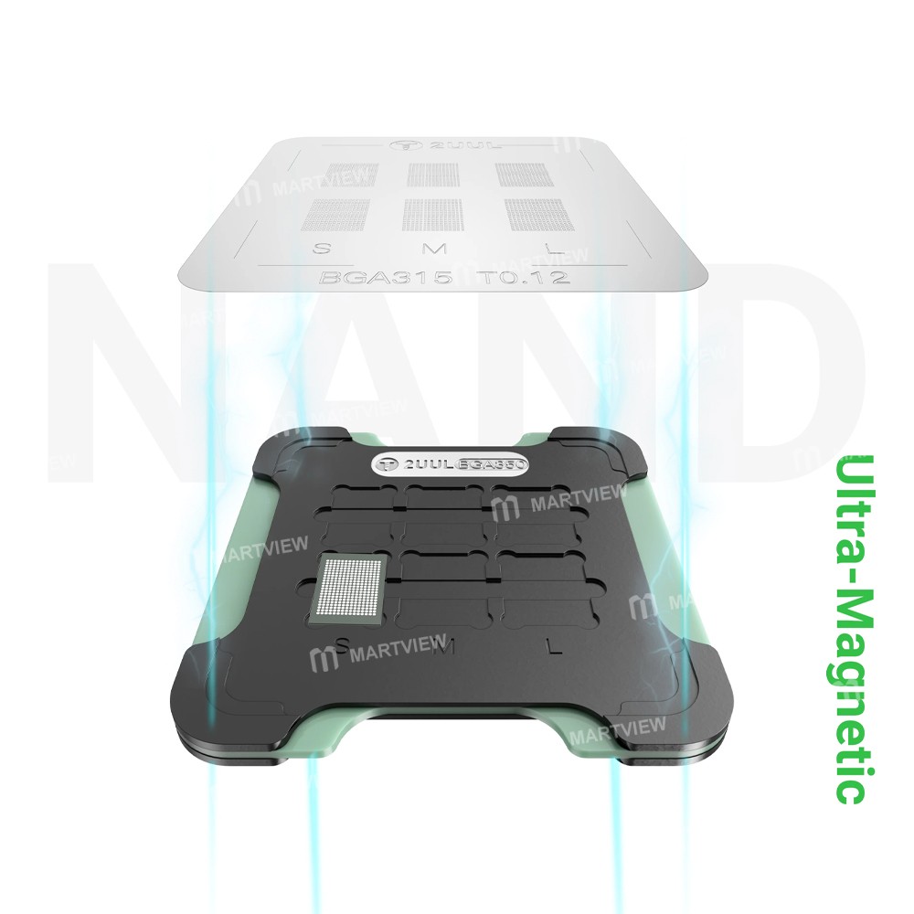 2uul bh16-nand-reball-base-magnetic-dual-sided-reballing-platform-set-for-iphone-series-nand-flash-4