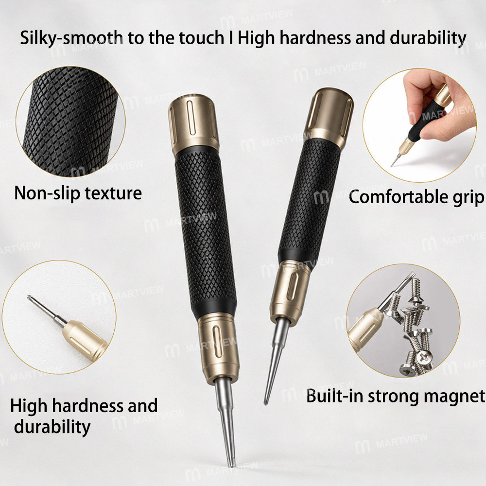 keguan l500-jinfeng-7-in-1-s2-alloy-magnetic-precision-screwdriver-set-for-phone-tablet-laptop-repai