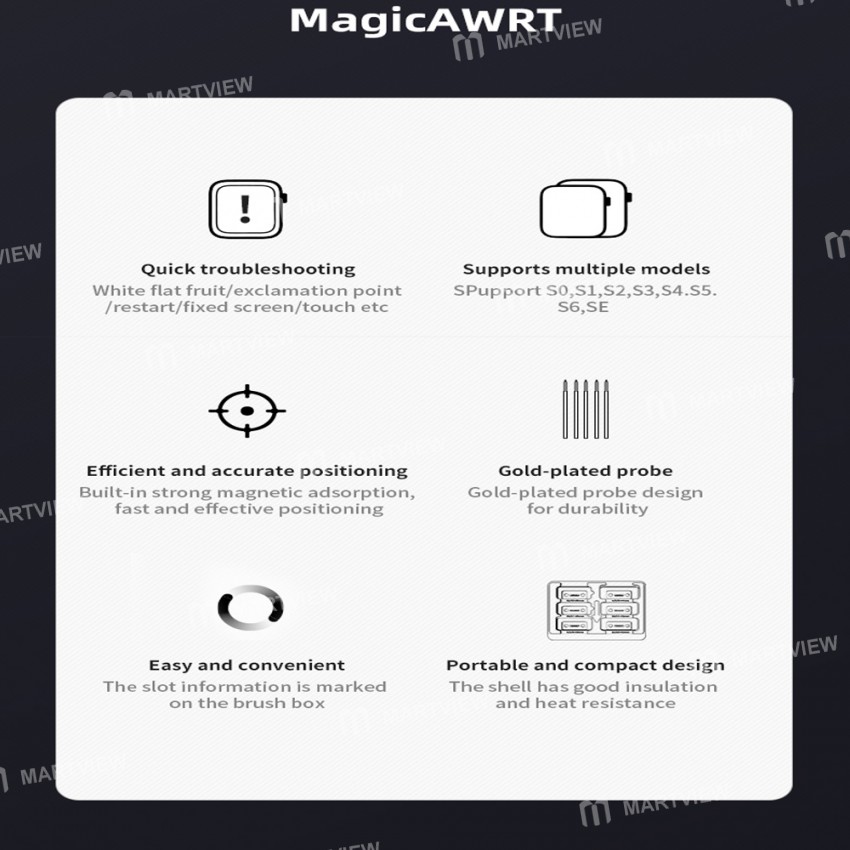 XinZhiZao The New MagicAWRT 7-in-1 Adapter Restore Box for iWatch SE / S0 / S1 / S2 / S3 / S4 / S5 /