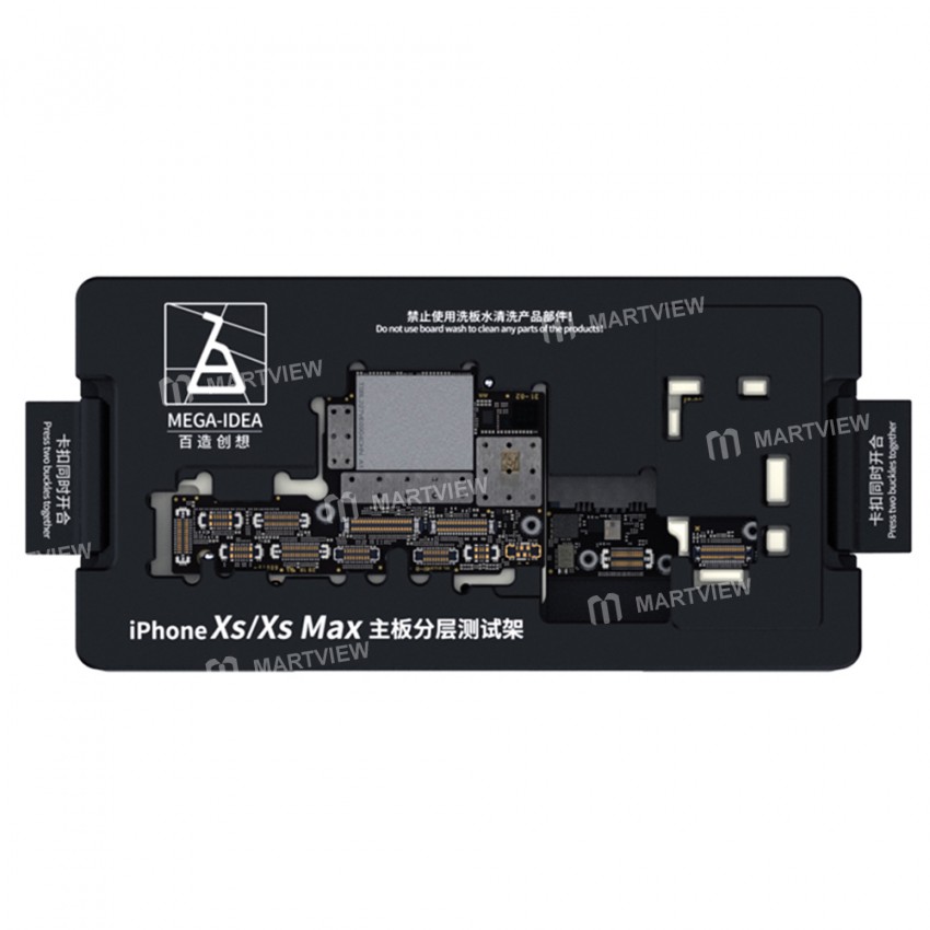 Mega-idea 3-in-1 Motherboard Layering Test Stand Fixture Holder for iPhone X / XS / XS Max