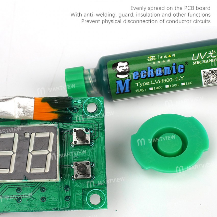 Mechanic LY-UVH900 10CC UV PCB BGA Circuit Board Curing Soldering Oil