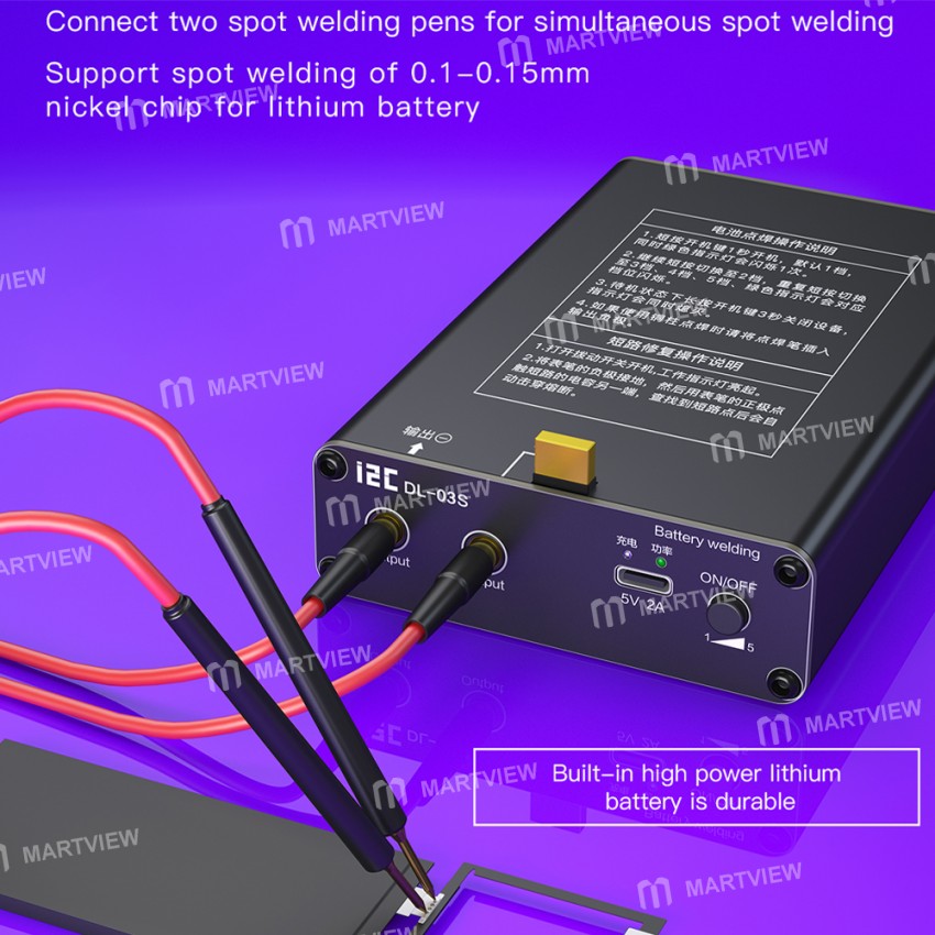 i2C DL-03S Failure Detection Short Circuit Repair Spot Welder for Lithium Battery