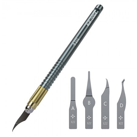 XZZ D004 Multifunctional Hand-Polished Elastic Glue Removal Knife Set
