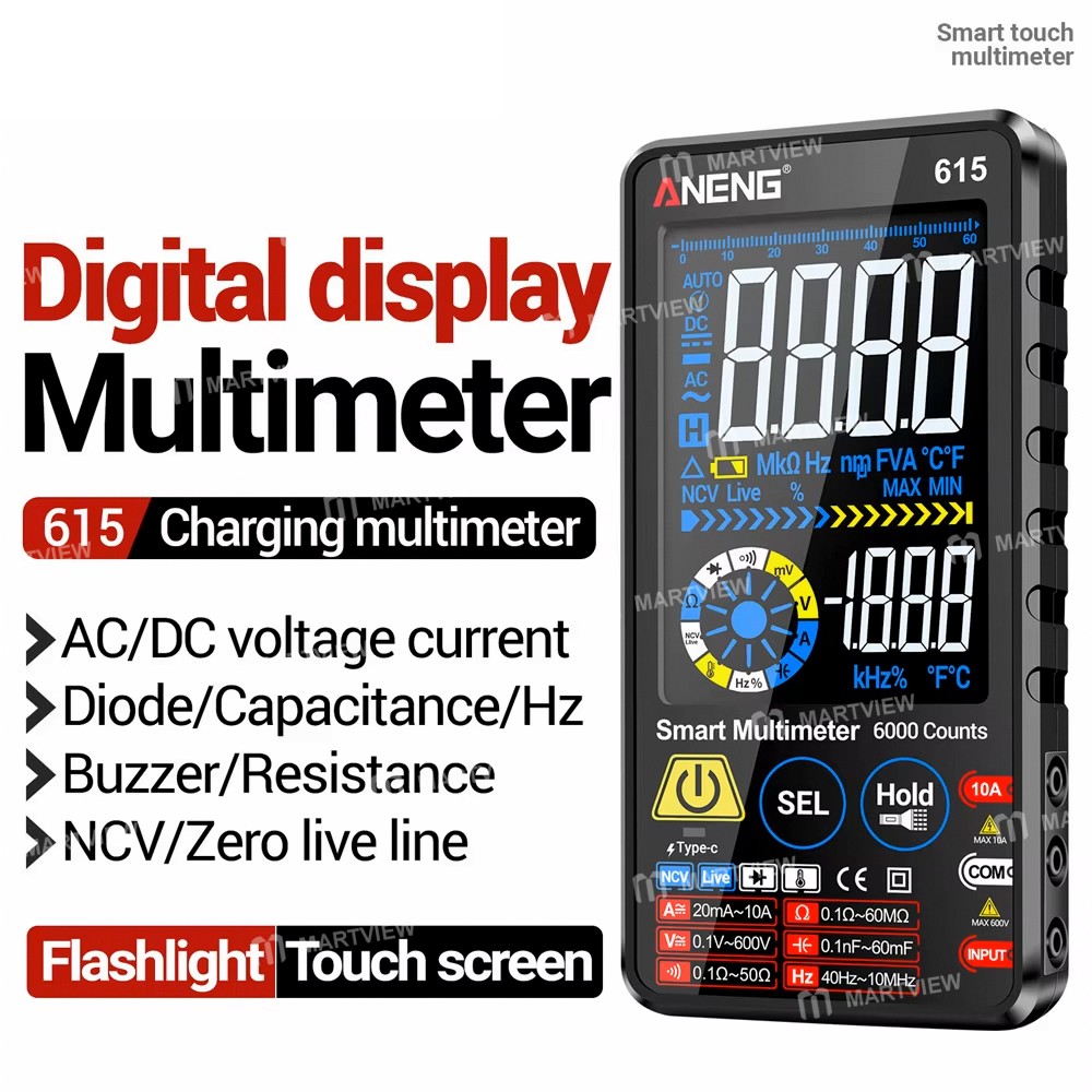 aneng 615-rechargeable-touch-control-fully-automatic-intelligent-anti-burn-in-digital-multimeter-8