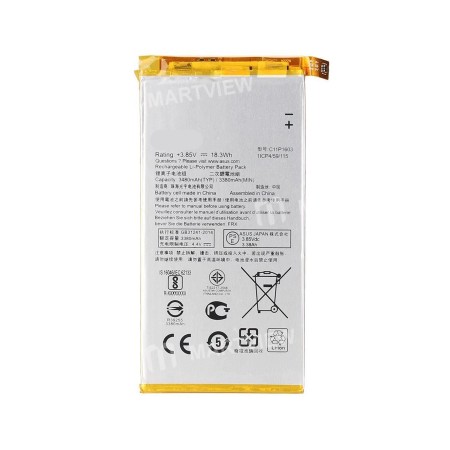 Battery Replacement for Zenfone go (6.9) C11P1603 - Grade AAA quality