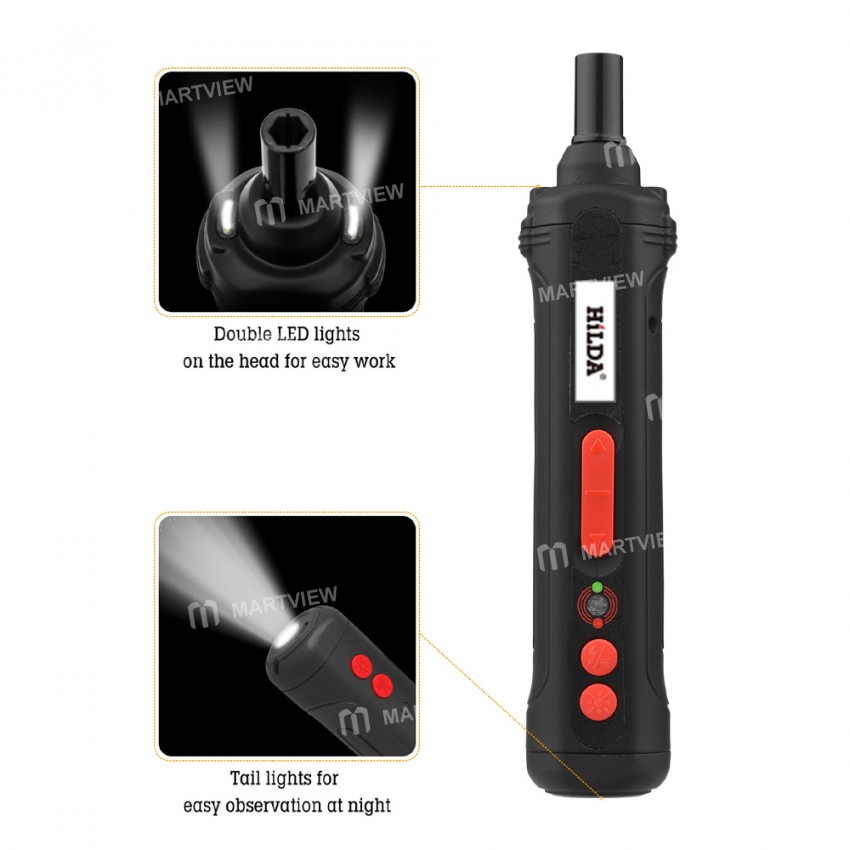 hilda multifunction-4v-led-lights-cordless-electric-screwdriver-with-19pcs-screwdriver-bits-12
