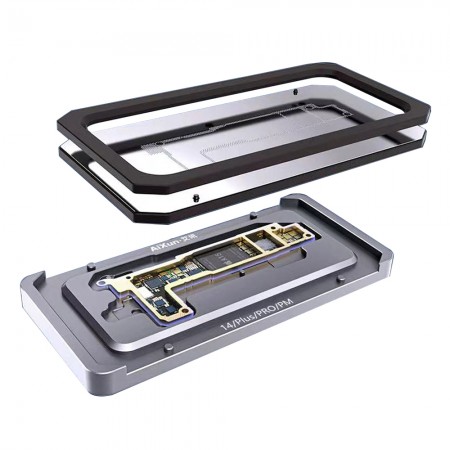 Aixun Z14 4-in-1 Motherboard Middle Frame Planting Tin Stand for iPhone 14 / 14 Plus / 14 Pro / 14Pro Max