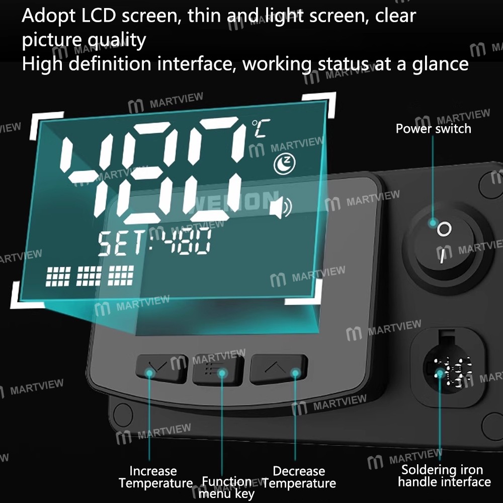 wemon t470-400w-intelligent-high-frequency-soldering-station-support-t470-t245-t210-handle-10