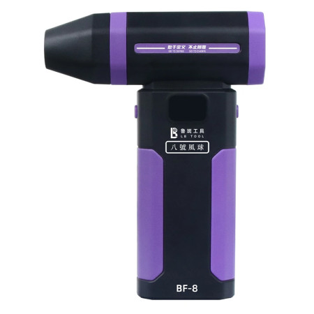 Luban BF-8 Typhoon Signal No.8 Sepless Speed Regulation Cooling Fan with LED Lighting