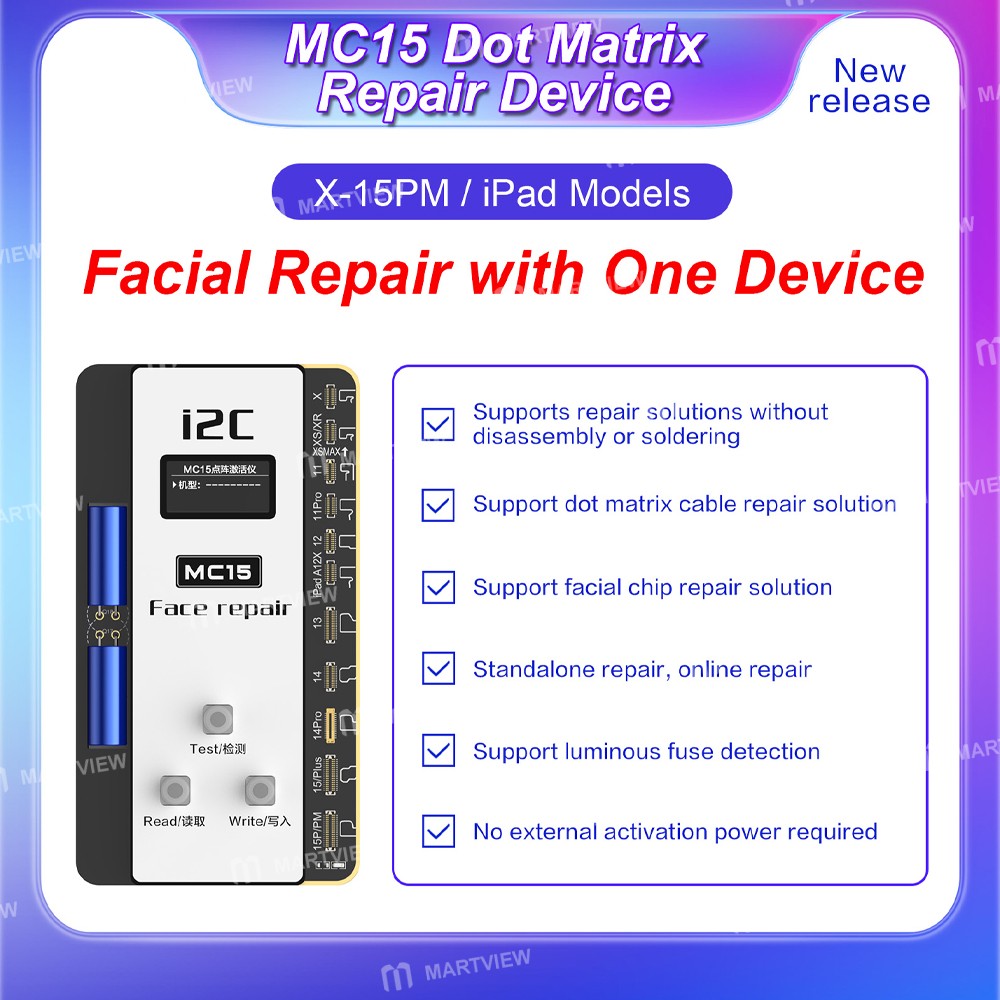 i2c mc15-dot-matrix-repair-instrument-for-iphone-x-to-15pro-max-ipad-pro-3-4-series-5