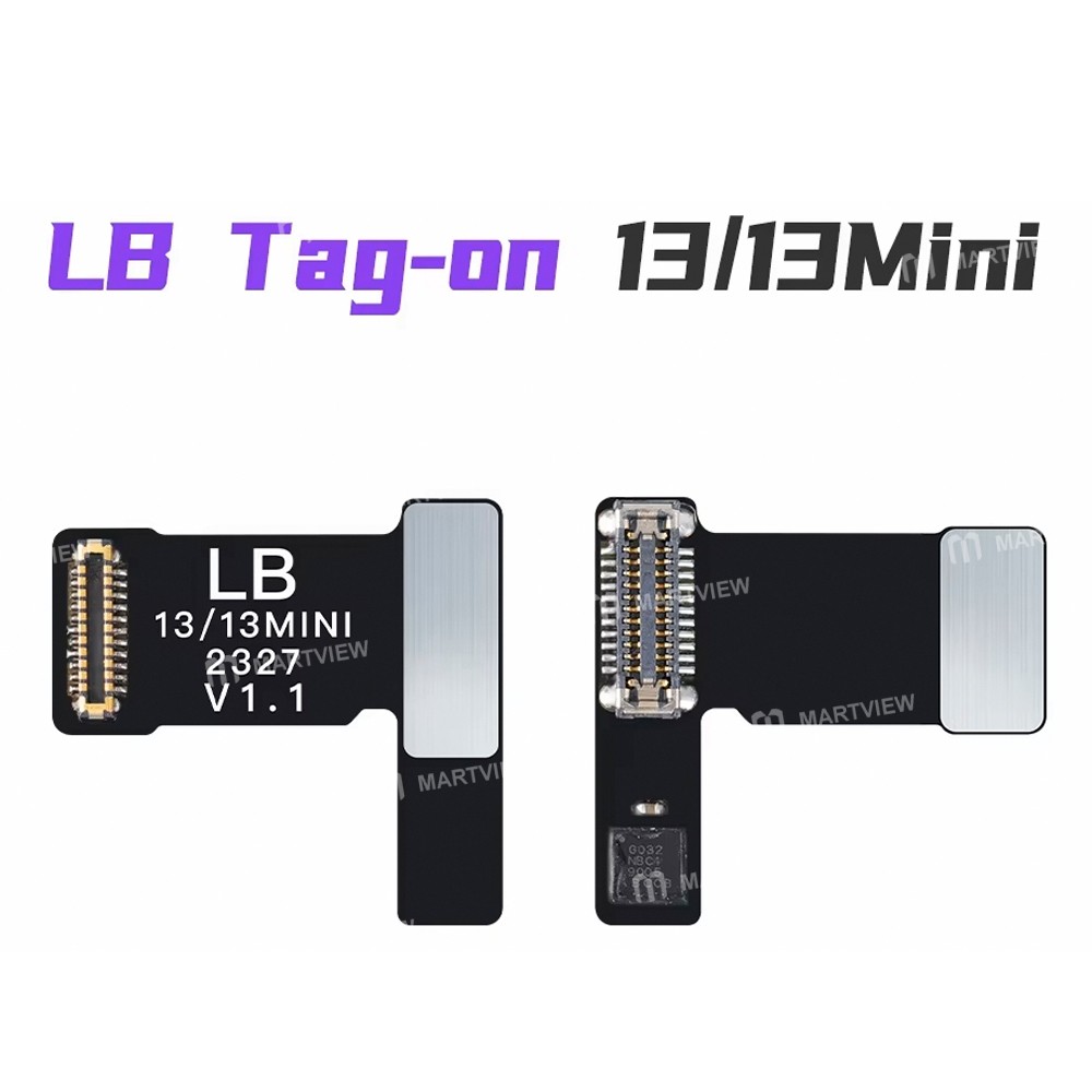 luban rear-camera-non-removal-tag-on-repair-fpc-flex-cable-for-iphone-12-to-15pro-max-5