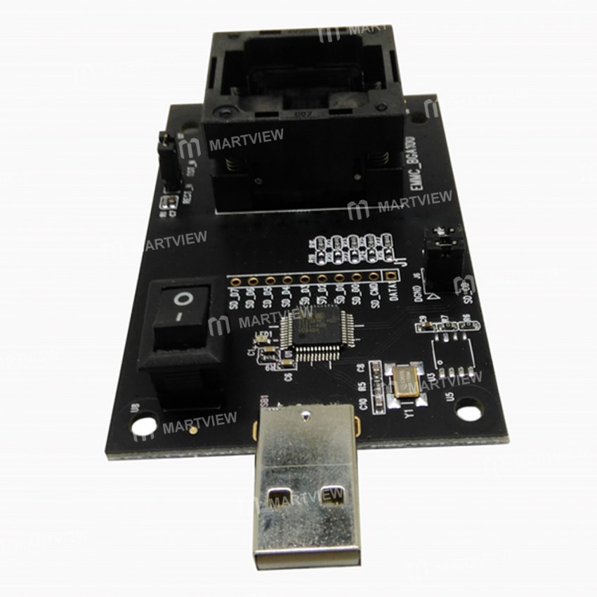 emmc100 aging-burn-in-test-socket-with-usb-interface-for-bga100-to-usb-5