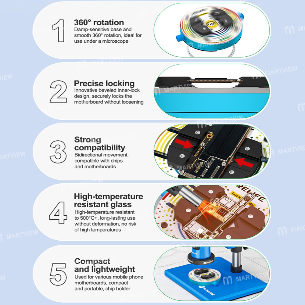 relife rl-601q-pro-rotating-damping-tempered-motherboard-repair-glass-fixture-10