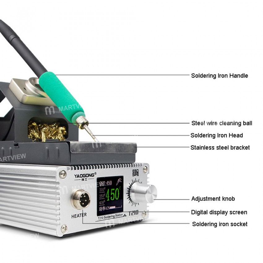 yaogong t210-thermostatic-intelligent-digital-display-soldering-station-for-mobile-phone-repair-7