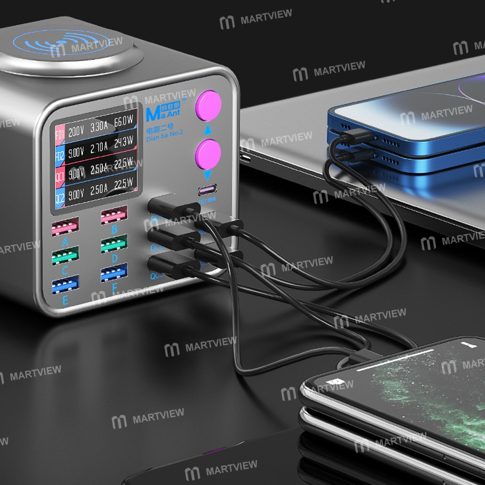maant dianba-no2-300w-multi-function-13-port-pd-charger-support-pd31-fast-charging-11
