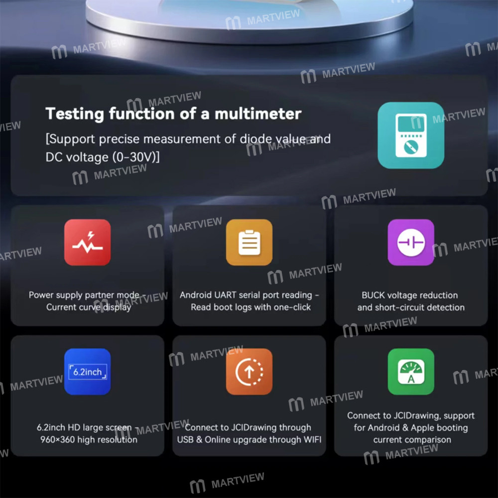 jcid d12-digital-detector-testing-function-multimeter-for-diode-value-short-circuit-dc-voltage-testi