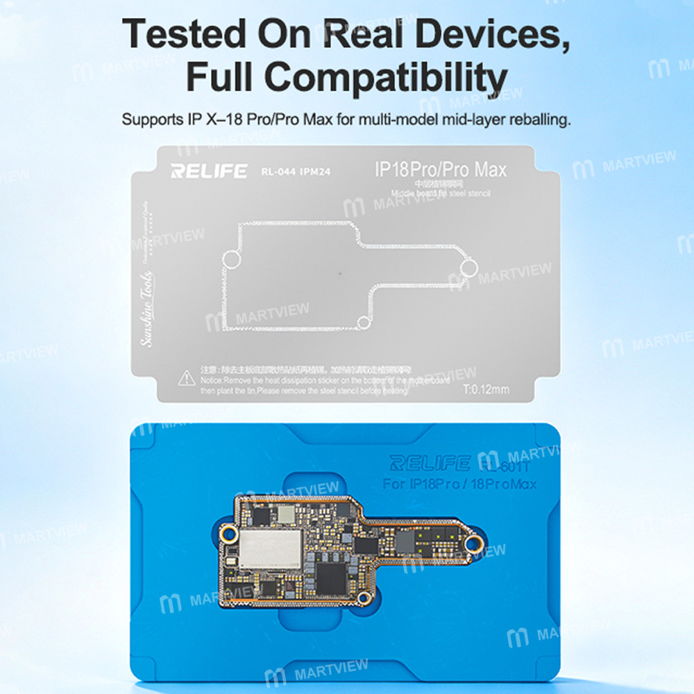 relife rl-601t-33-in-1-middle-layer-tin-planting-bga-reballing-platform-set-for-iphone-x-to-18pro-ma